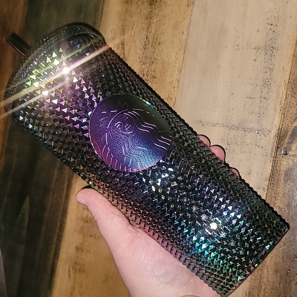 Starbucks Other - Starbucks Halloween 2023 Oil Slick Rainbow Iridescent Tumbler Venti Sized